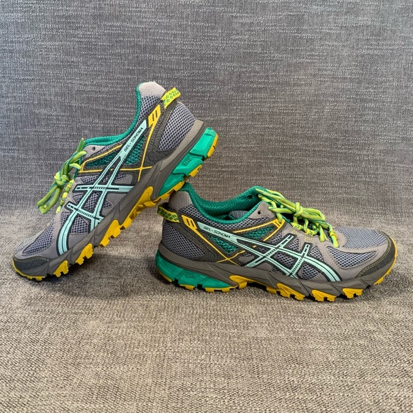 Asics Gel Sonoma Womens Running Shoes Gray Ice Blue Size 8 T4F7N - Picture 15 of 16